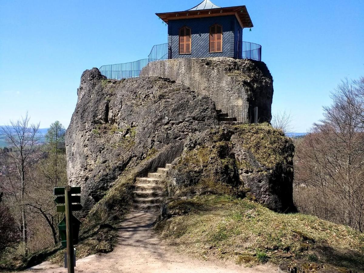 Lovely Holiday Home In The Thuringian Forest With Roof Terrace And Great View Bad Liebenstein Buitenkant foto